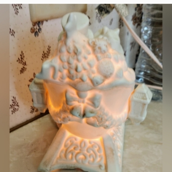 Vintage Ting Shen Light up Sleigh Ride Figure - Picture 3 of 6